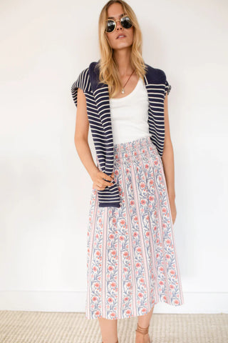 Marea Sandra Skirt, Vine Floral
