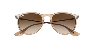 Ray-Ban Erika Sunglasses, Transparent Light Brown
