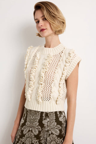 Marie Oliver Kennedy Top, Ivory
