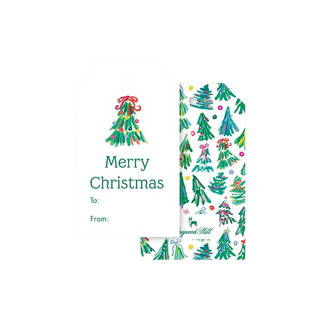 Dogwood Hill Gift Tags, Jolly Trees