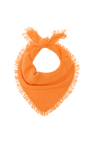 Jumper 1234 Distressed Triangle Scarf, Sunshine Orange