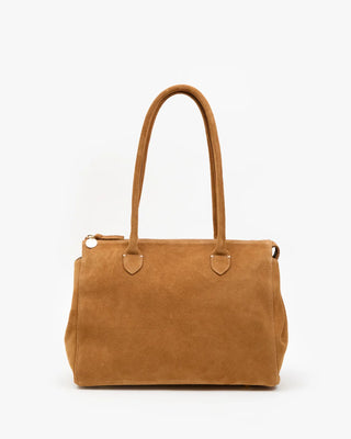 Clare V. Beatrice Bag, Caramel Suede