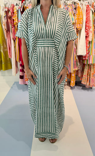 Emerson Fry Emerson Caftan, Moss Stripe Organic