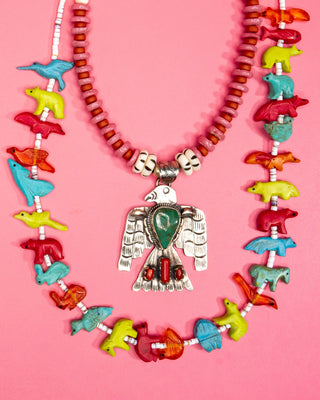 Gather Goods Metal Eagle Necklace