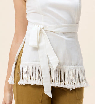 Cleobella Bridget Top, Ivory