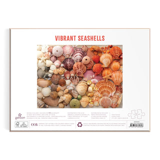1000 Piece Puzzle, Vibrant Seashells