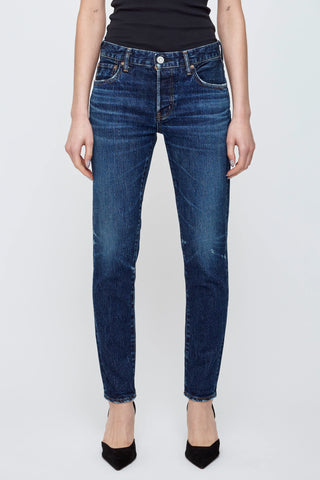 Moussy Vintage MV Camden Tapered, Dark Blue