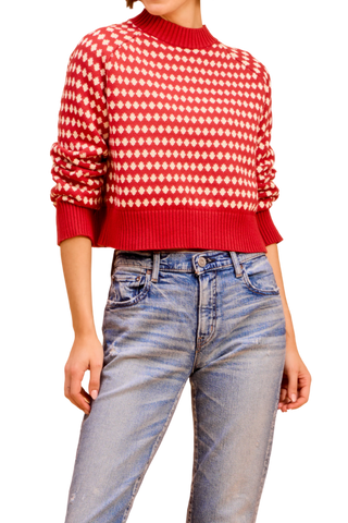 OBL Marta Sweater, Crimson