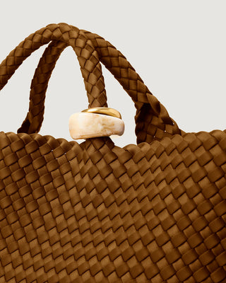 Naghedi St. Barths Medium Beads Tote, Teak