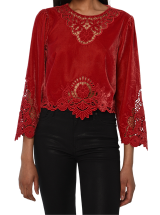 Love the Label Alina Top, American Beauty