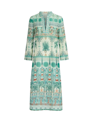 Emporio Sirenuse Giada Dress, Tribal Botanic