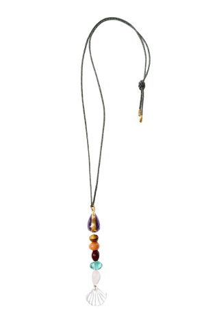 Chan Luu Lucky Catch Cord Necklace, Multi