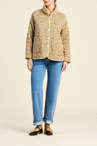 Trovata Ginny Quilted Jacket, Gardenette Voile
