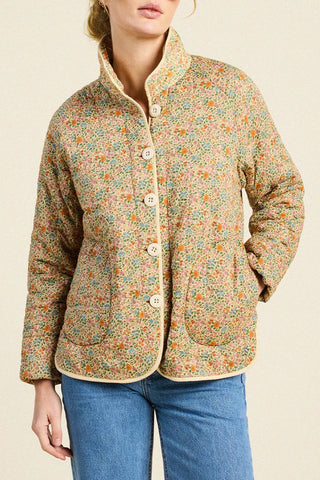 Trovata Ginny Quilted Jacket, Gardenette Voile