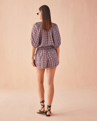 Omika Isla Blouse, Omari Hibiscus