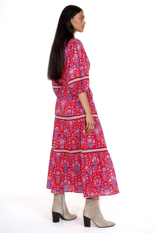 Banjanan Liza Dress, Cinnabar