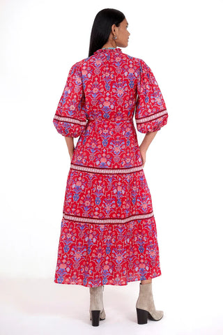 Banjanan Liza Dress, Cinnabar