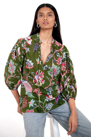 Banjanan Lorna Top, Moss