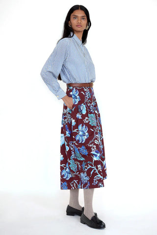 Banjanan Melodie Skirt, Cordovan