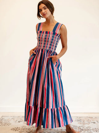 Mille Garden Dress, Sailing Stripe