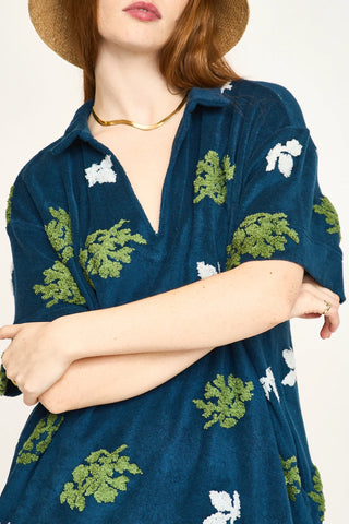 Mirth Lanai Terry Dress, Adriactic Fig