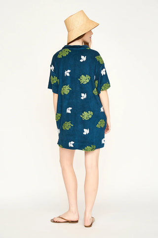 Mirth Lanai Terry Dress, Adriactic Fig