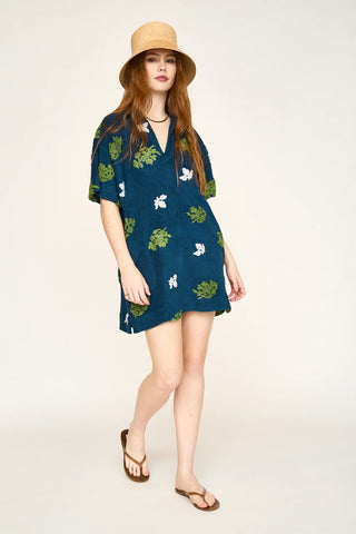 Mirth Lanai Terry Dress, Adriactic Fig