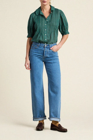Trovata Jess Blouse, Muir Tartan