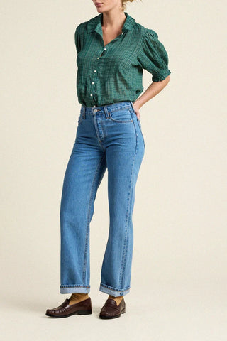 Trovata Jess Blouse, Muir Tartan