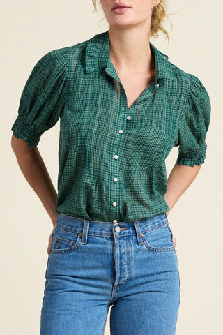 Trovata Jess Blouse, Muir Tartan
