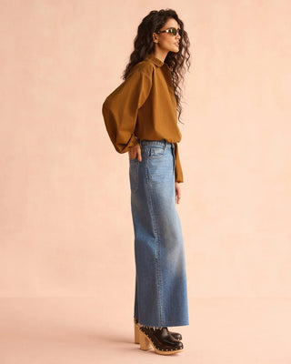 Omika Nero Blouse, Solid Cinnamon