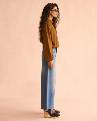 Omika Nero Blouse, Solid Cinnamon