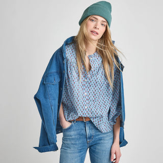 Pink Chicken Misha Top, Light Blue Carnation
