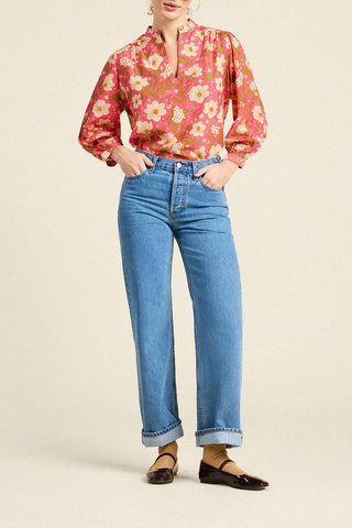 Trovata Bailey Shirt, Rancho Rose