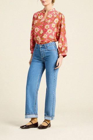 Trovata Bailey Shirt, Rancho Rose