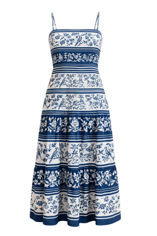 Anna Cate Jasper Midi, Menagerie Stripe