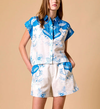 Cleobella Simone Blouse, Celestia Print