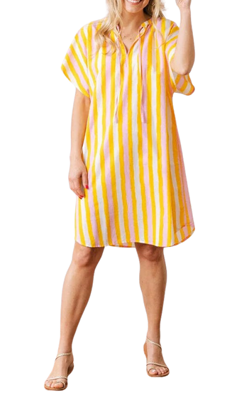Sunshine Tienda Cove Cover-Up, Sunkissed Stripe