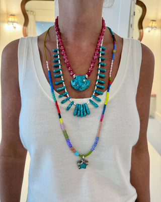 Gather Goods Turquoise Drop Necklace