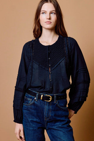 Cleobella Theodora Top, Black