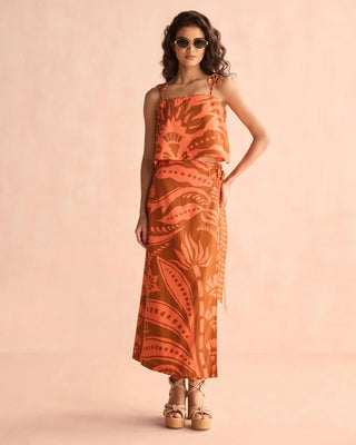Omika Sammi Skirt, Naia Terracotta