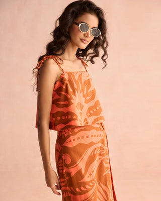 Omika Sammi Skirt, Naia Terracotta