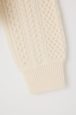 Moussy Vintage MV Panel Cable Po, Ivory