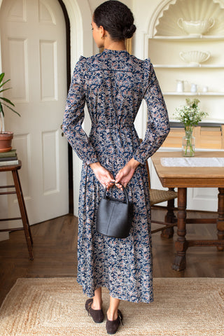 Love Tomas Frances 4 Basque Dress, Artisan Flower Vines Organic