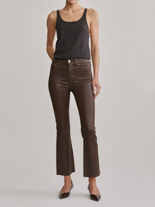 DL1961 Bridget Boot High Rise Instasculpt™ Crop, Brownstone Coated