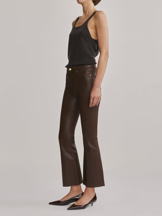 DL1961 Bridget Boot High Rise Instasculpt™ Crop, Brownstone Coated
