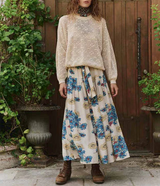 The Great The Highland Skirt, Sungold Floral